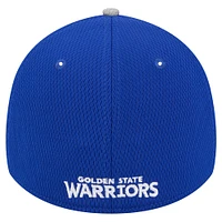 Men's New Era Gray/Royal Golden State Warriors Active Trim 39THIRTY Flex Hat
