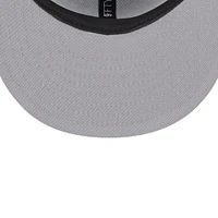 Men's New Era Gray Golden State Warriors Chenille Band 9FIFTY Snapback Hat