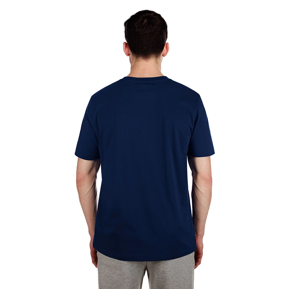 T-shirt épais en chenille bleu marine Golden State Warriors 2024/25 City Edition pour homme New Era