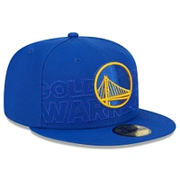 Men's New Era  Royal Golden State Warriors 2023 NBA Draft 59FIFTY Fitted Hat