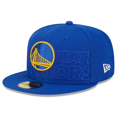 Men's New Era  Royal Golden State Warriors 2023 NBA Draft 59FIFTY Fitted Hat
