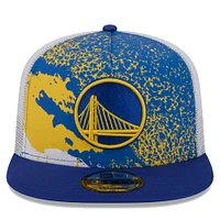 Men's New Era Royal Golden State Warriors Court Sport Speckle 9FIFTY Snapback Hat