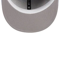 Men's New Era Royal Golden State Warriors Golden Tall Text 9FIFTY Snapback Hat