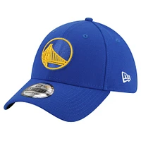 Casquette flexible 39THIRTY couleur officielle de l'équipe Royal Golden State Warriors New Era pour homme