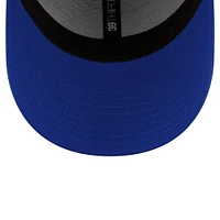 Casquette flexible 39THIRTY couleur officielle de l'équipe Royal Golden State Warriors New Era pour homme