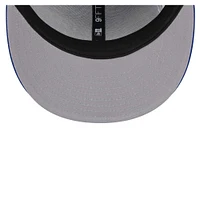 Men's New Era Royal Golden State Warriors Side Logo 9FIFTY Snapback Hat