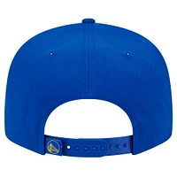 Men's New Era Royal Golden State Warriors Sport Night Team Shadow 9FIFTY Snapback Hat