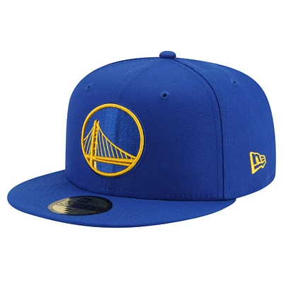 Casquette ajustée 59FIFTY de l'équipe Royal Golden State Warriors New Era pour homme