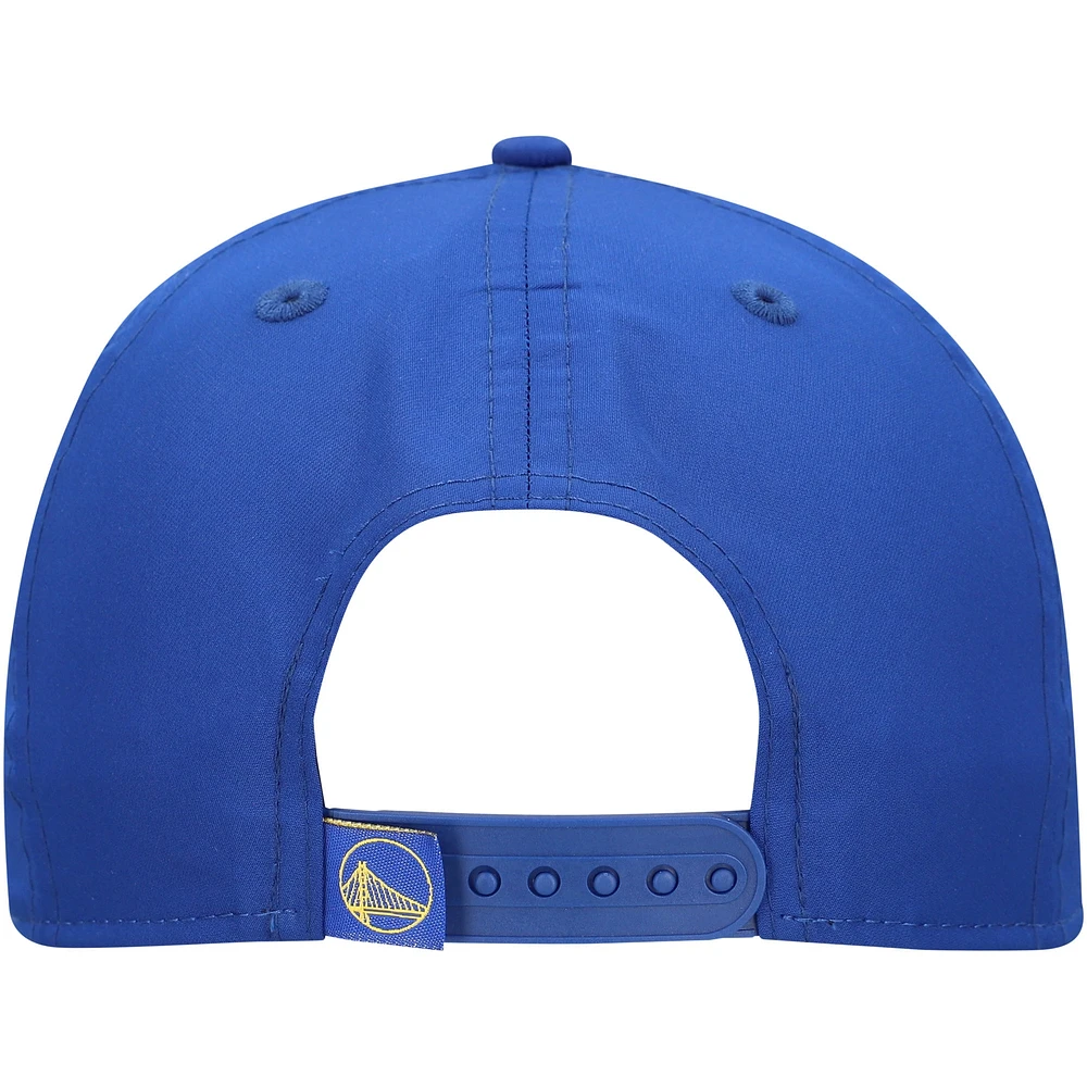 Men's New Era Royal Golden State Warriors Throwback Gradient A-Frame 9FORTY Adjustable Hat