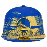 Men's New Era Royal Golden State Warriors Tip-Off 59FIFTY Fitted Hat