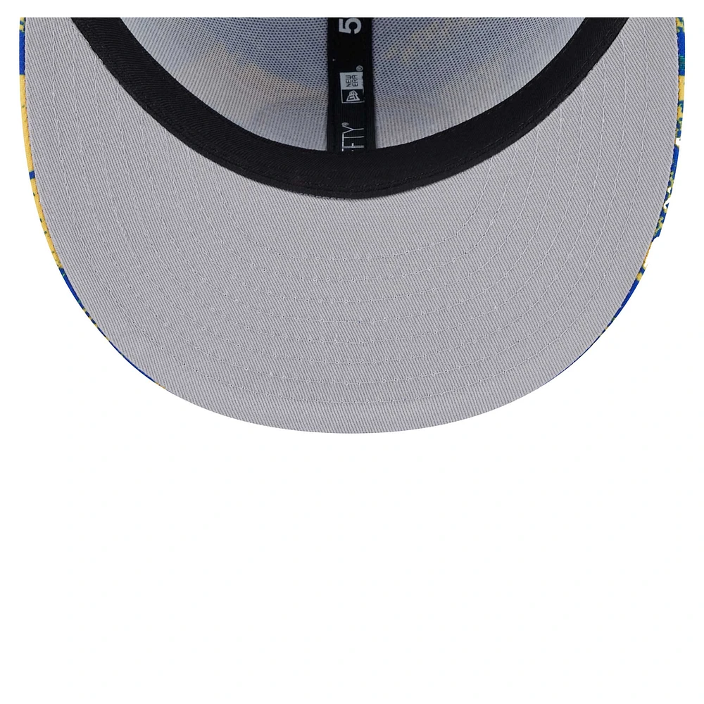 Men's New Era Royal Golden State Warriors Tip-Off 59FIFTY Fitted Hat