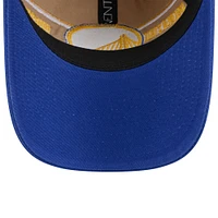 Men's New Era Tan/Royal Golden State Warriors 2024 NBA Draft 9TWENTY Adjustable Hat