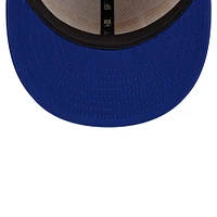 Men's New Era White/Royal Golden State Warriors Throwback Gradient Tech Font 9FIFTY Snapback Hat