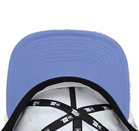 Men's New Era White Golden State Warriors Palm Trees and Waves Golfer Adjustable Hat