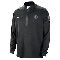 Men's Nike Black Golden State Warriors 2024/25 Courtside Performance Half-Zip Top