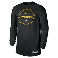 T-shirt d'entraînement à manches longues Nike Golden State Warriors 2024/25 Legend pour homme, noir