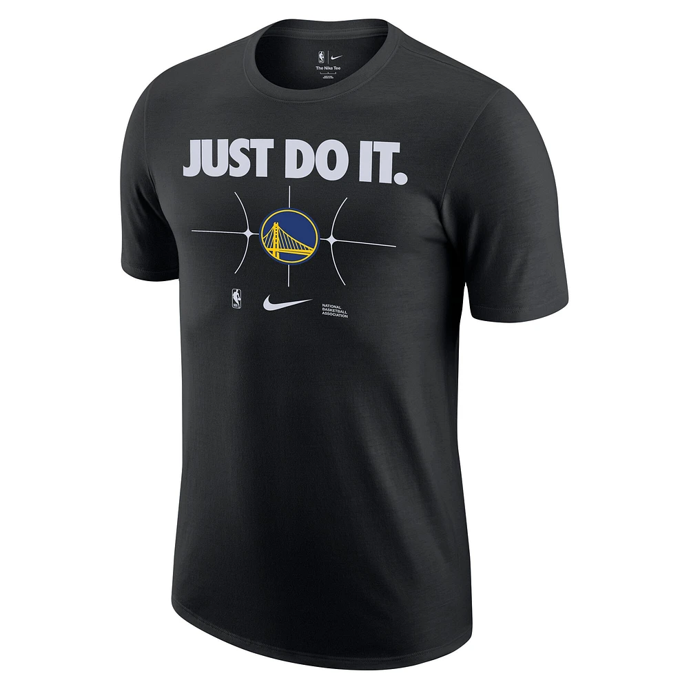 Men's Nike Black Golden State Warriors Just Do It T-Shirt