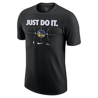 Men's Nike Black Golden State Warriors Just Do It T-Shirt