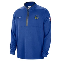 Men's Nike Royal Golden State Warriors 2024/25 Courtside Performance Half-Zip Top