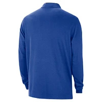 Men's Nike Royal Golden State Warriors 2024/25 Courtside Performance Half-Zip Top