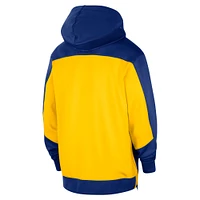 Men's Nike Royal Golden State Warriors Authentic On-Court Showtime Performance Full-Zip Hoodie