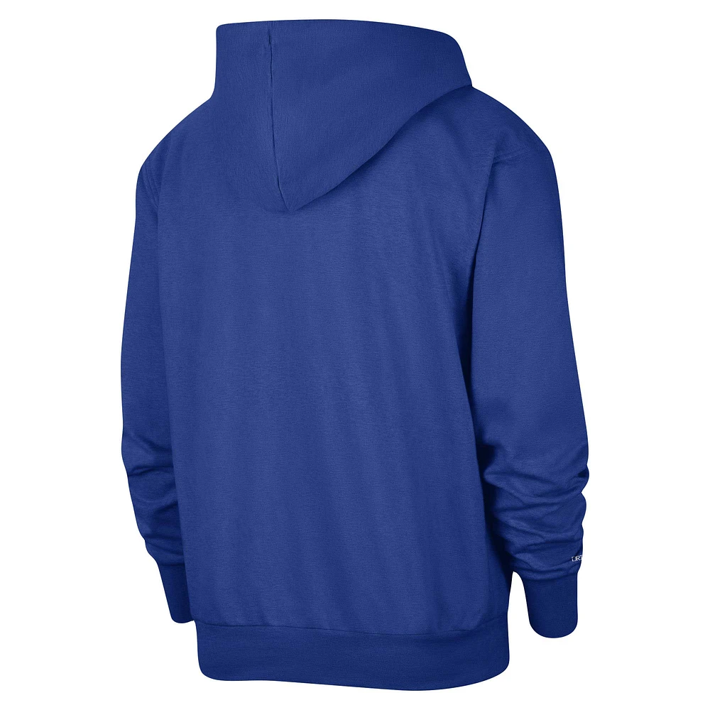 Men's Nike Royal Golden State Warriors Authentic Performance Pullover Hoodie