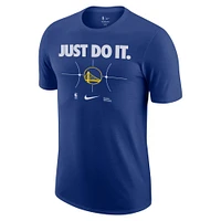 Men's Nike Royal Golden State Warriors Just Do It T-Shirt