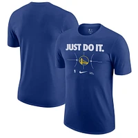 Men's Nike Royal Golden State Warriors Just Do It T-Shirt