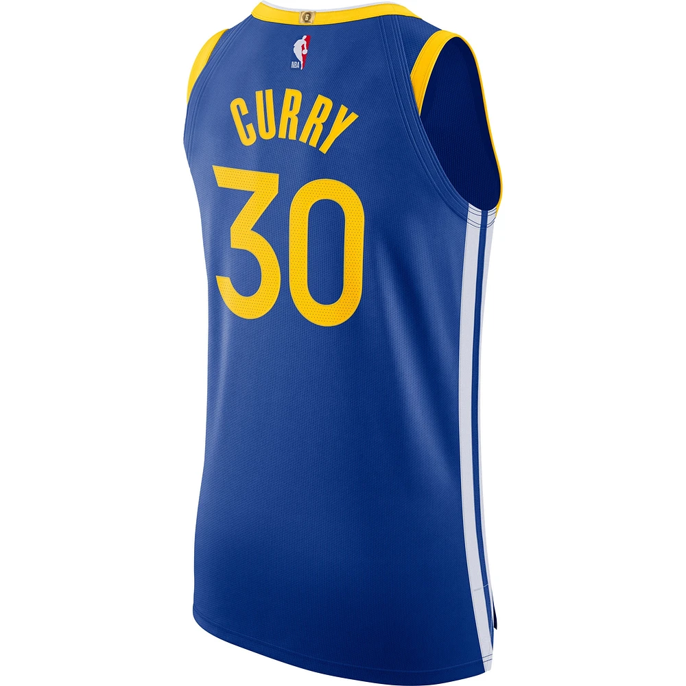 Men's Nike Stephen Curry Royal Golden State Warriors Authentic Jersey - Icon Edition