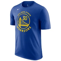 Men's Nike Stephen Curry Royal Golden State Warriors Essential Statement Player Name & Number T-Shirt