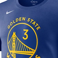 Men's Nike Stephen Curry Royal Golden State Warriors Essential Statement Player Name & Number T-Shirt