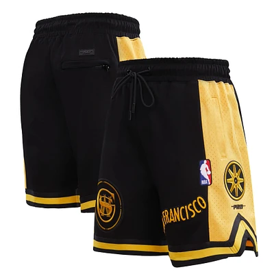 Short Pro Standard noir Golden State Warriors 2023/24 City Edition DK pour hommes