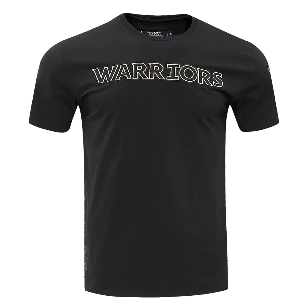 Men's Pro Standard Black Golden State Warriors Wordmark T-Shirt