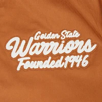 Men's Pro Standard Brown Golden State Warriors Paint The City Full-Zip Jacket