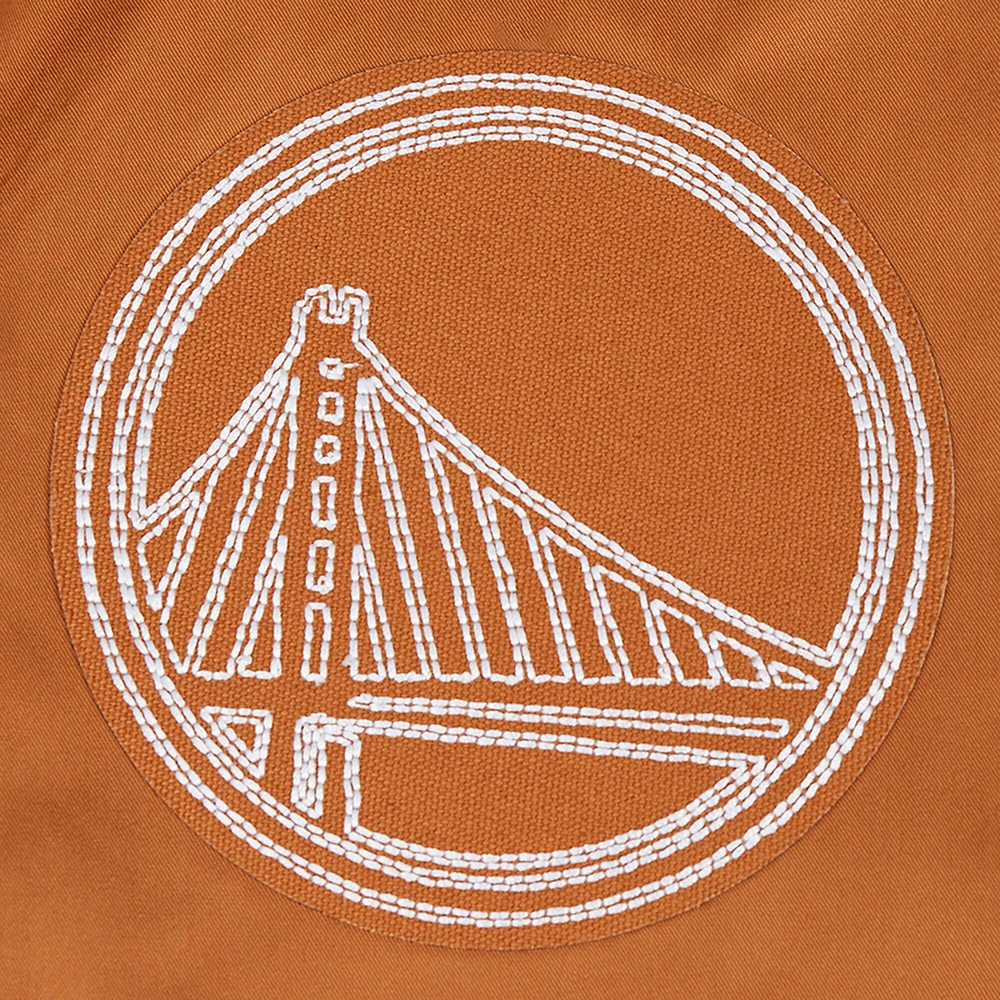Men's Pro Standard Brown Golden State Warriors Paint The City Full-Zip Jacket