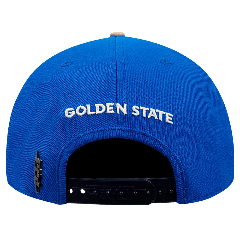 Men's Pro Standard Royal/Navy Golden State Warriors Legacy Snapback Hat