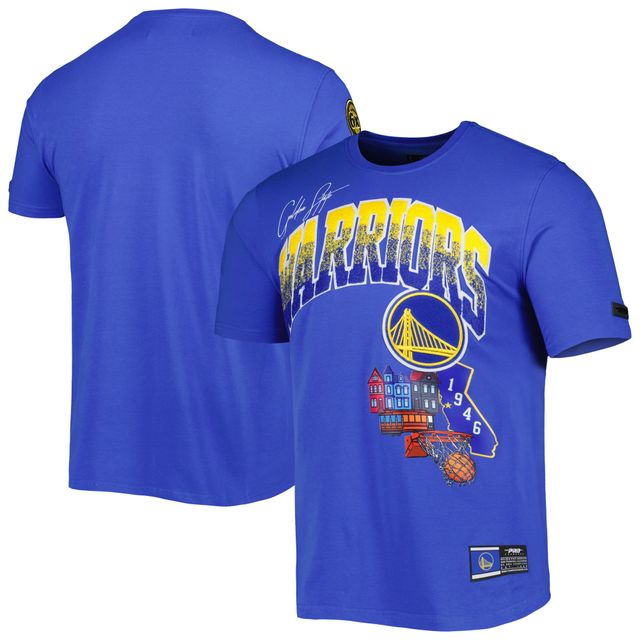 T-shirt Pro Standard Royal Golden State Warriors Hometown en chenille pour homme