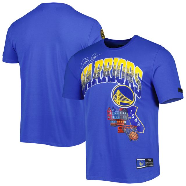 T-shirt Pro Standard Royal Golden State Warriors Hometown en chenille pour homme
