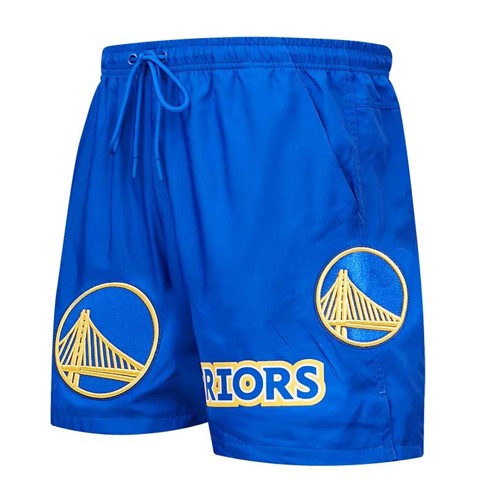 Men's Pro Standard Royal Golden State Warriors Woven - Shorts