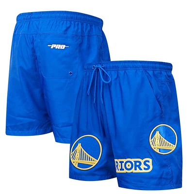Men's Pro Standard Royal Golden State Warriors Woven - Shorts