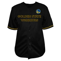 Men's Profile Stephen Curry Black Golden State Warriors Big & Tall Name Number Button-Up Jersey