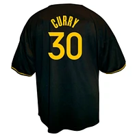 Men's Profile Stephen Curry Black Golden State Warriors Big & Tall Name Number Button-Up Jersey