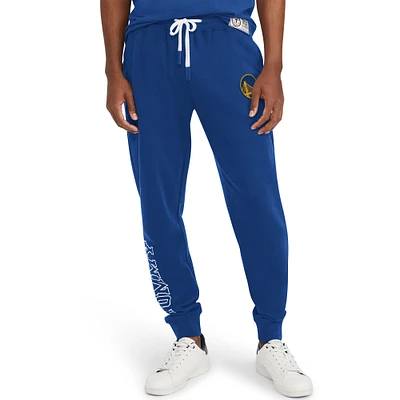 Tommy Jeans Homme Royal Golden State Warriors Carl Pantalon de Jogging en Molleton Bi-Mélangé