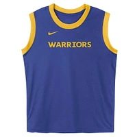 Preschool Royal Golden State Warriors Mesh Tank Top and Shorts Set