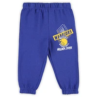 Toddler Mitchell & Ness Golden State Warriors Blockbuster Oversized Fleece Pant Set