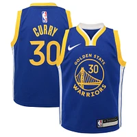 Maillot de joueur Nike Stephen Curry Royal Golden State Warriors Swingman pour tout-petit - Icon Edition