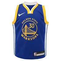 Maillot de joueur Nike Stephen Curry Royal Golden State Warriors Swingman pour tout-petit - Icon Edition