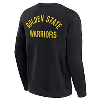 Unisex Fanatics Black Golden State Warriors Elements Super Soft Fleece Pullover Sweatshirt