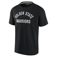 Unisex Fanatics Black Golden State Warriors Elements Super Soft Short Sleeve T-Shirt