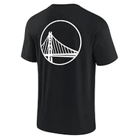 Unisex Fanatics Black Golden State Warriors Elements Super Soft Short Sleeve T-Shirt